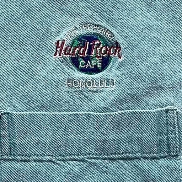 Vintage Hard Rock Cafe Button Shirt Oxford top quality piece - Picture 2 of 5